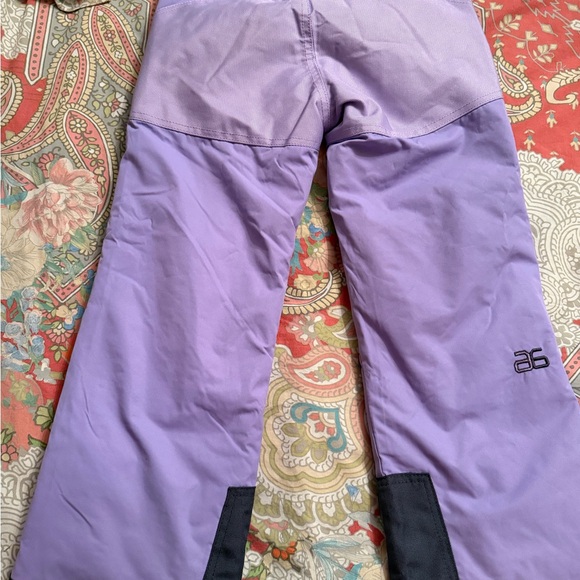 Purple Snow Pants Arctic XS Kids 6/7 - Picture 3 of 8